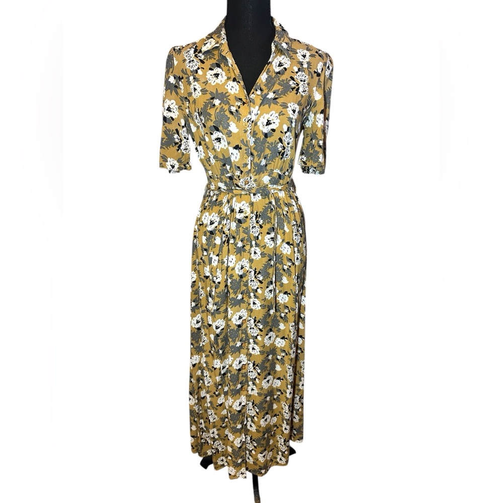 Floral Yellow Dress
